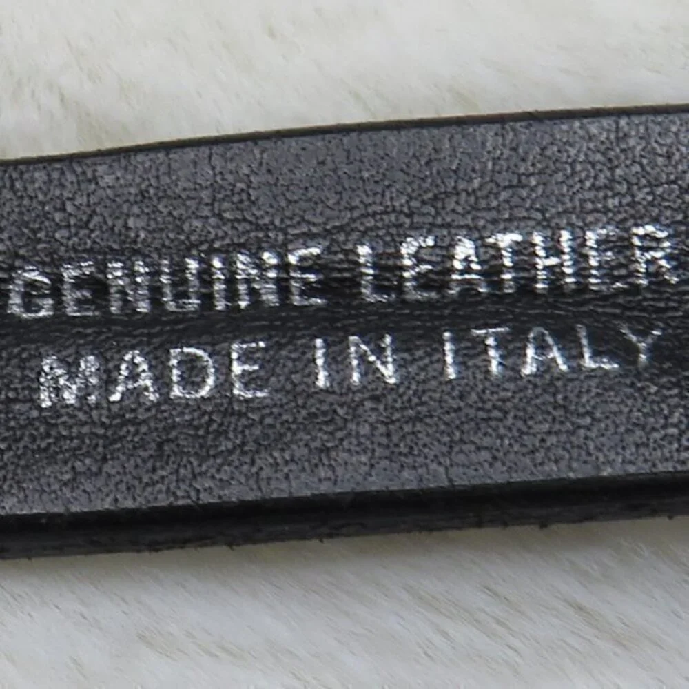 RICCARDO FORCONI‎ black embelished belt